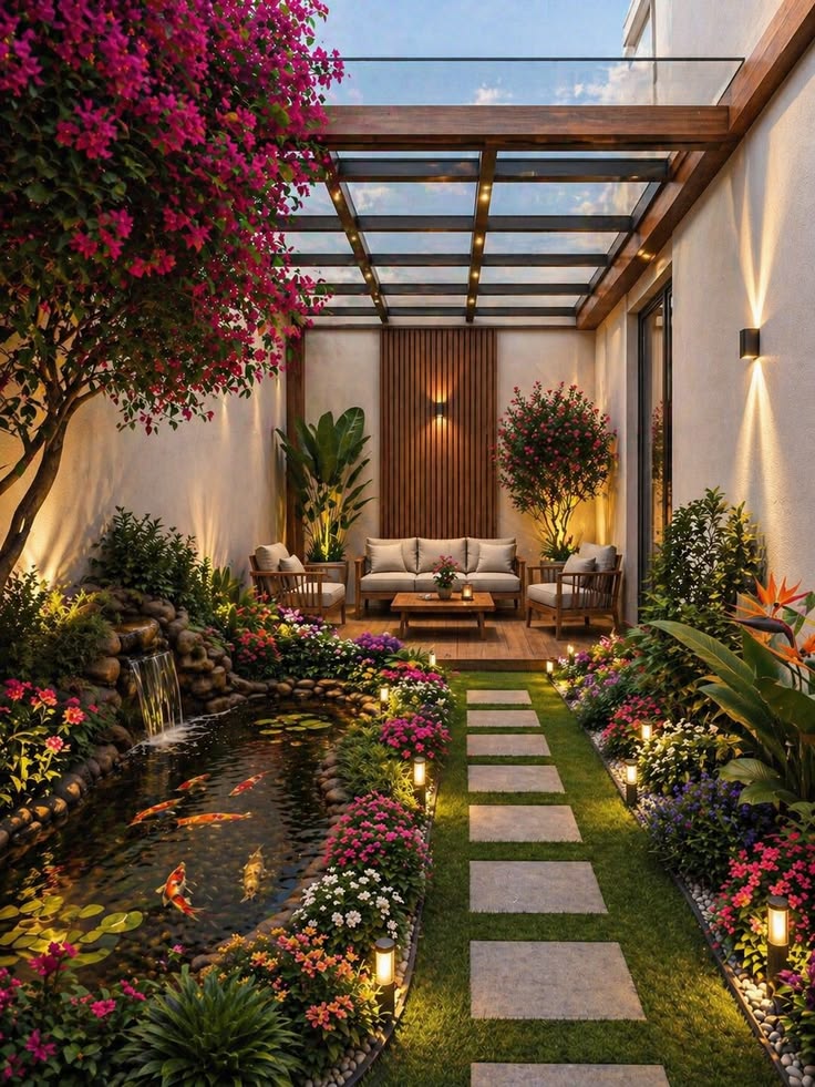 تصميم حدائق حي الياسمين بالرياض